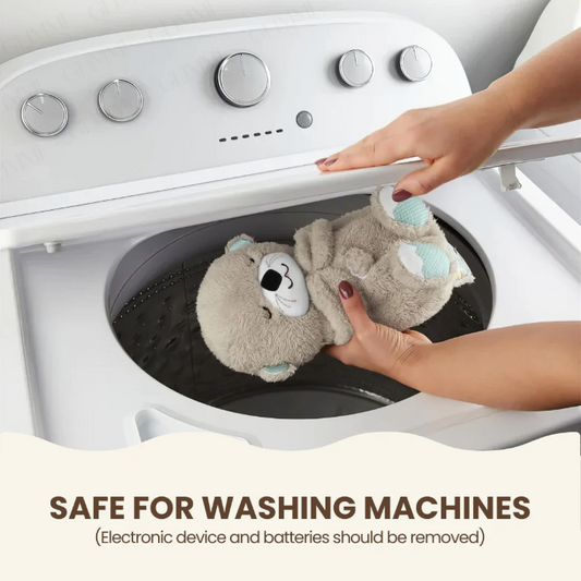 Breathing Teddy Bear with Gentle Heartbeat & Plush Hug